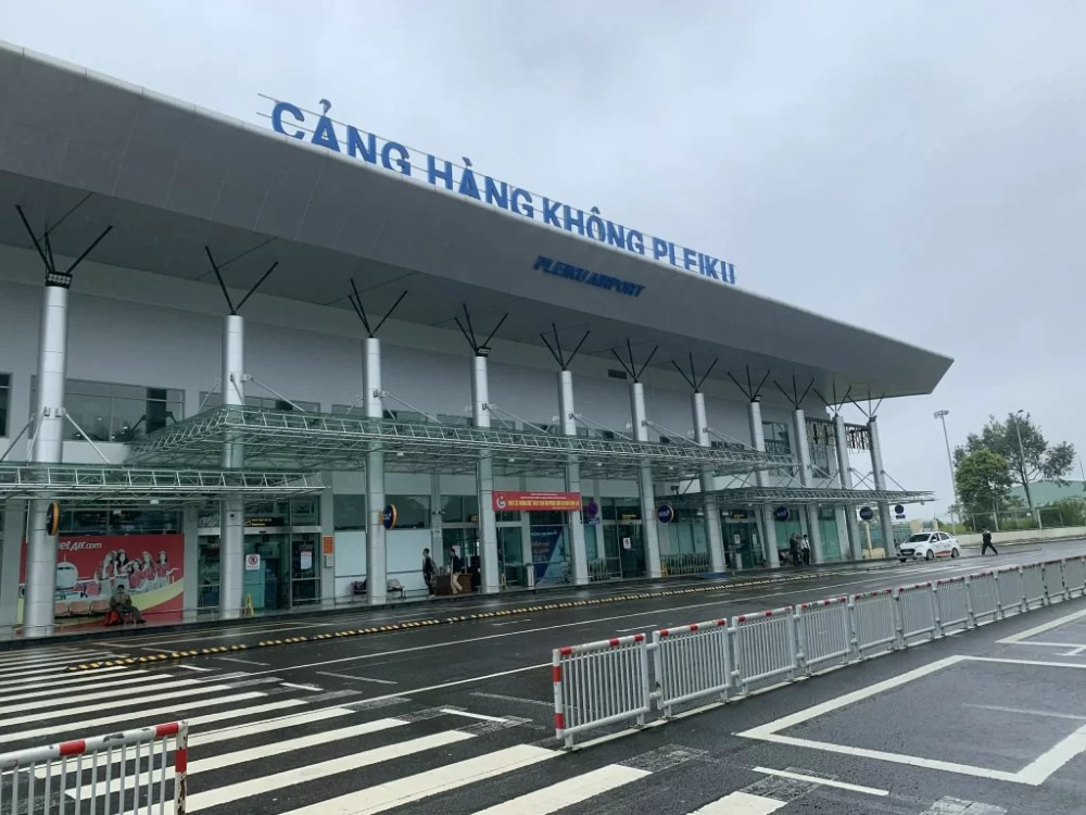 Nhà ga hành khách tại sân bay Pleiku với thiết kế hiện đại