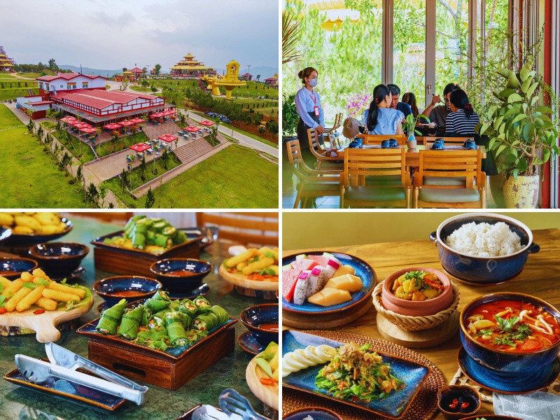 Nhà hàng chay Samten Hills – phục vụ ẩm thực chay bổ dưỡng