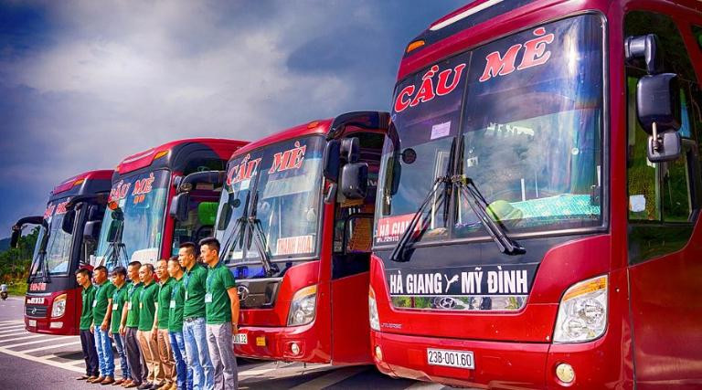 Nhà xe Cầu Mè hoạt động trên tuyến Hà Nội Hà Giang