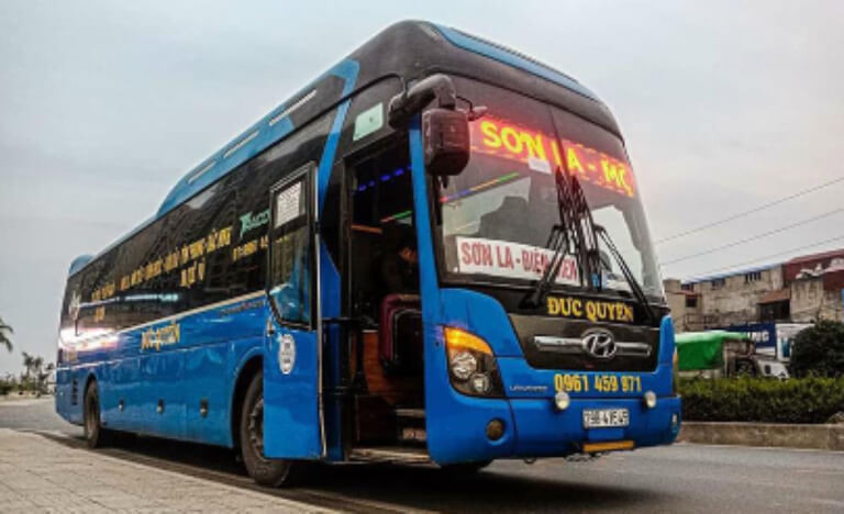 Nhà xe Đức Quyến với xe giường nằm rộng rãi