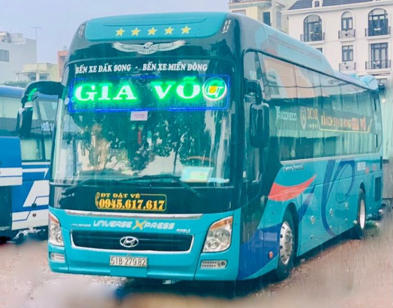Nhà xe Gia Võ chuyên tuyến xe khách Sài Gòn Bình Phước