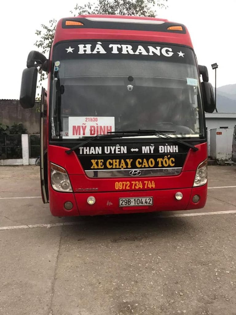 Nhà xe Hà Trang uy tín trên tuyến xe khách Hà Nội Tân Uyên