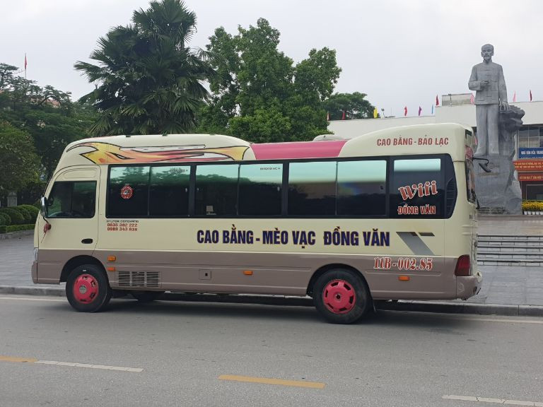 Nhà xe Hiệp Giang Thế Anh phục vụ tuyến Hà Giang Cao Bằng