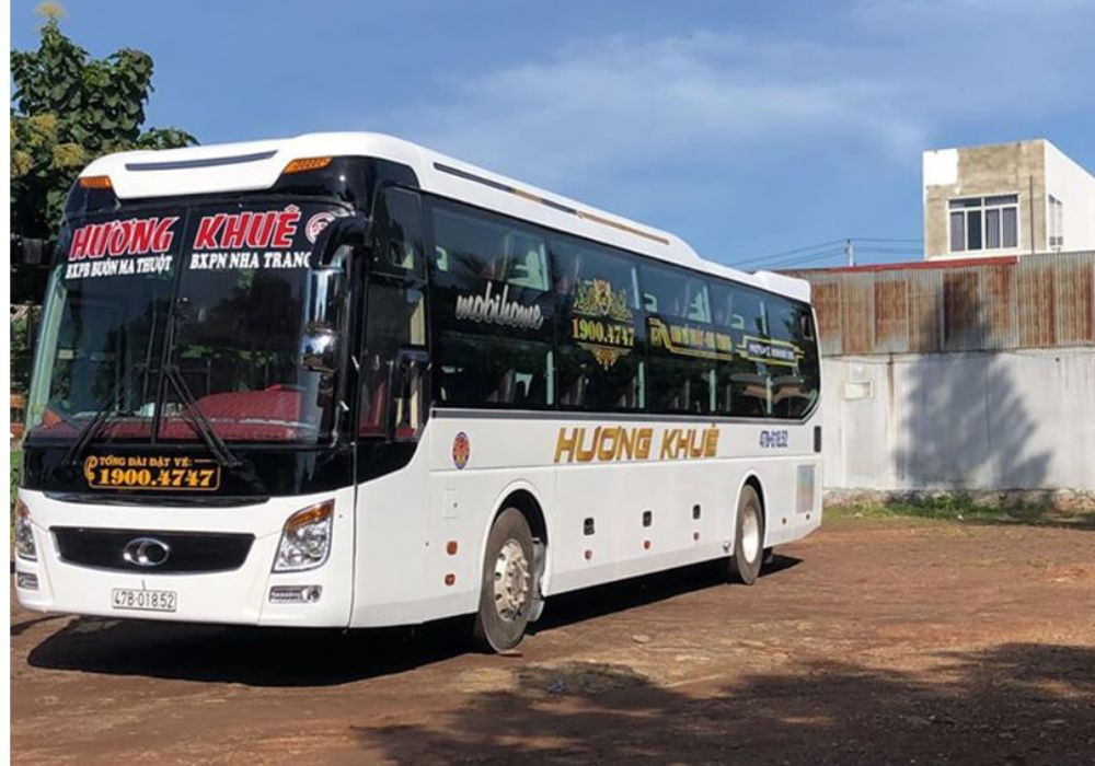 Nhà xe Hương Khê là cái tên quen thuộc trên tuyến Nha Trang - Gia Lai
