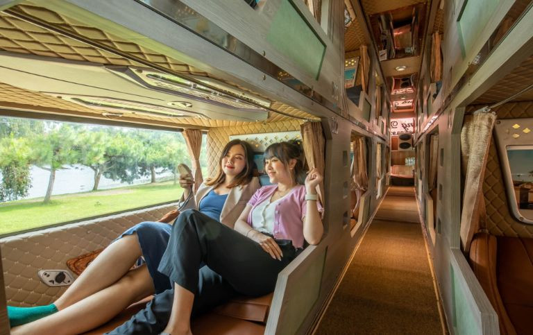 Nhà xe Kumho Việt Thanh tuyến Nước Ngầm Quảng Ninh - tiện nghi mỗi khoang