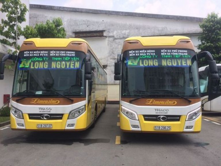 Nhà xe Long Nguyễn chuyên phục vụ tuyến xe khách với dòng xe limousine giường phòng cao cấp