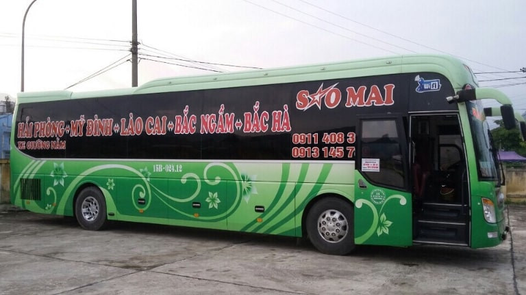 Nội thất rộng rãi và tiện nghi bên trong xe khách Hải Phòng Lào Cai, mang lại sự thoải mái cho hành khách