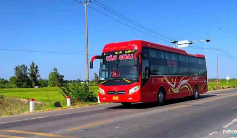 Nội thất sang trọng của xe giường nằm Nhà Xe Văn Chai