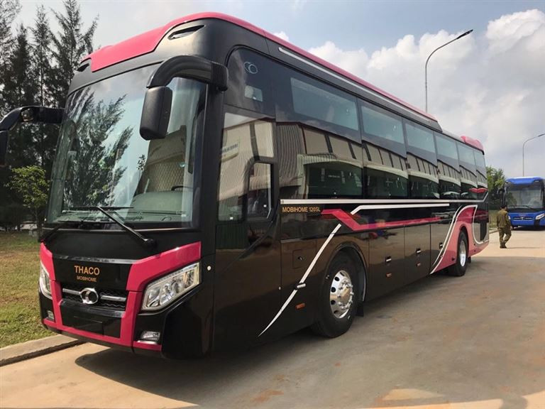 Nội thất sang trọng của xe limousine giường nằm Nam Quỳnh Anh trên tuyến Ninh Bình Cửa Lò