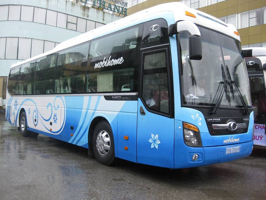 Nội thất tiện nghi của xe khách A Sinh, sẵn sàng phục vụ hành khách đến Hà Giang