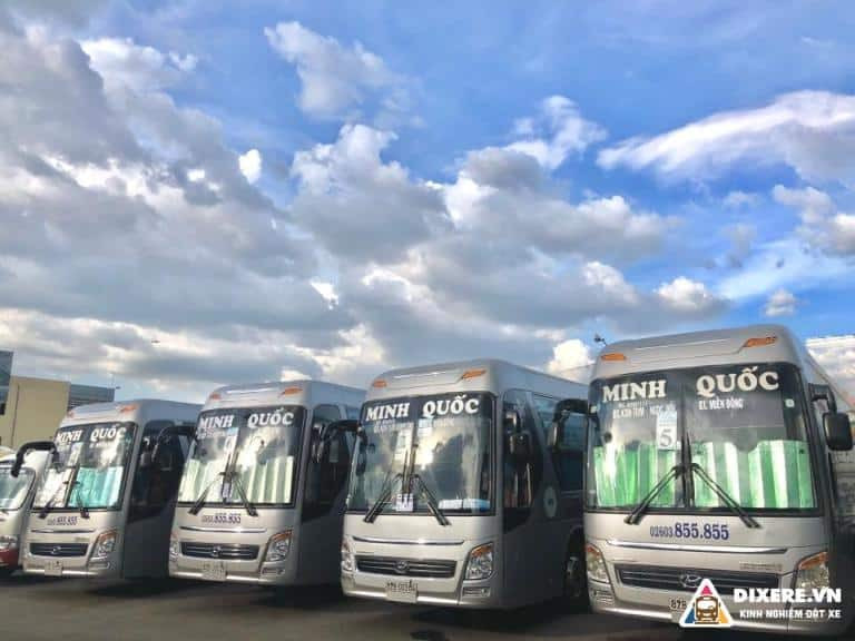 Nội thất tiện nghi xe khách Minh Quốc