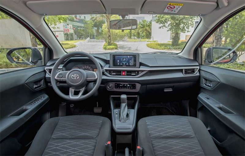 Nội thất Toyota Wigo 2023 hiện đại