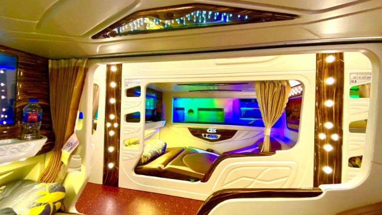 Nội thất xe Bằng Phấn tuyến Nội Bài Hà Giang