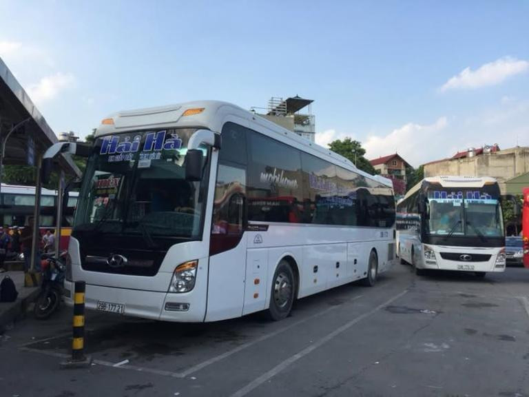 Nội thất xe giường nằm 40 chỗ tiện nghi của Hải Hà