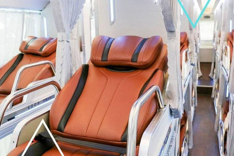 Nội thất xe giường nằm cao cấp trên tuyến Hà Nội Thanh Hóa