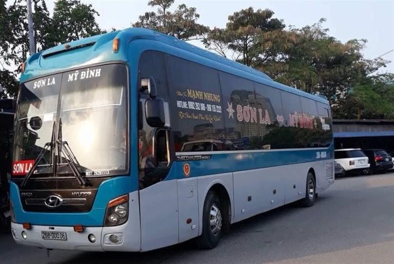 Nội thất xe giường nằm tiện nghi trên tuyến từ Bến xe Sơn La