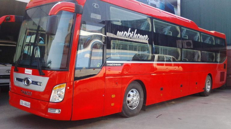 Nội thất xe khách Hồng Anh