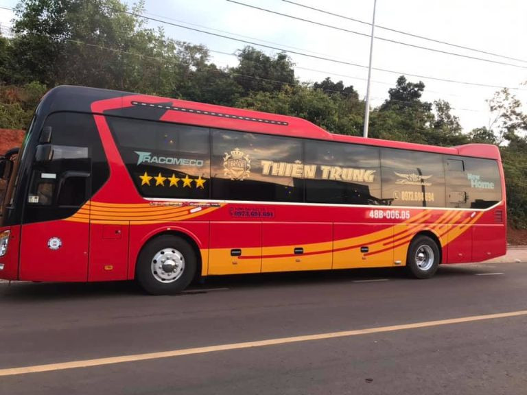 Nội thất xe khách Thiên Trung