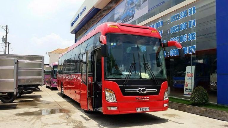 Nội thất xe khách Thiên Trường tuyến Hà Nội Phủ Lý êm ái