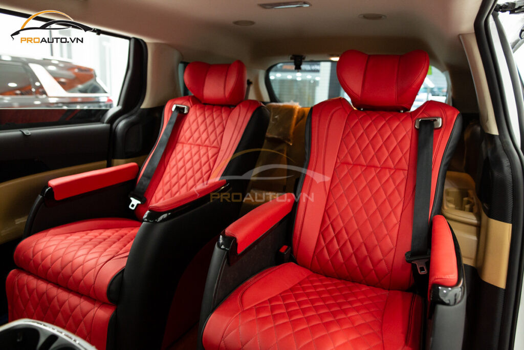 Nội thất xe Suzuki Vitara sau khi nâng cấp ghế Limousine
