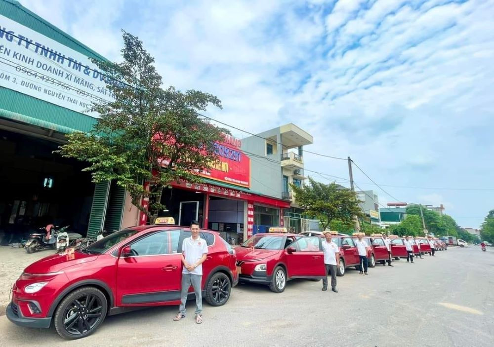 Nội thất xe thương gia của Taxi Hương Giang