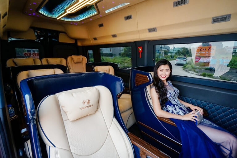 Nội thất xe Trung Thành Limousine