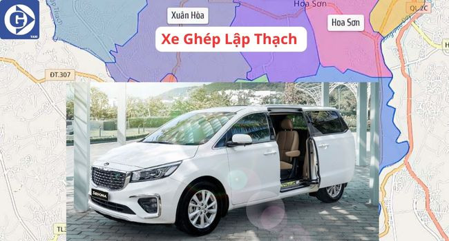 Nội thất xe xe ghép Lập Thạch Vĩnh Phúc sạch sẽ, tiện nghi