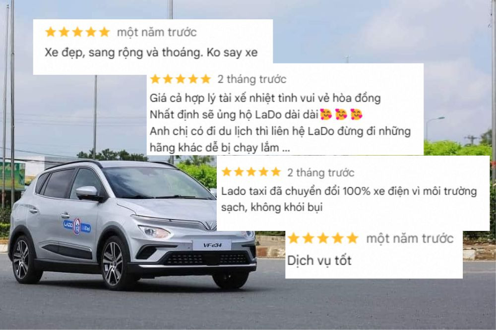 Phản hồi chi tiết từ khách hàng về chất lượng dịch vụ taxi Lado tại khu vực Vĩnh Cửu Đồng Nai
