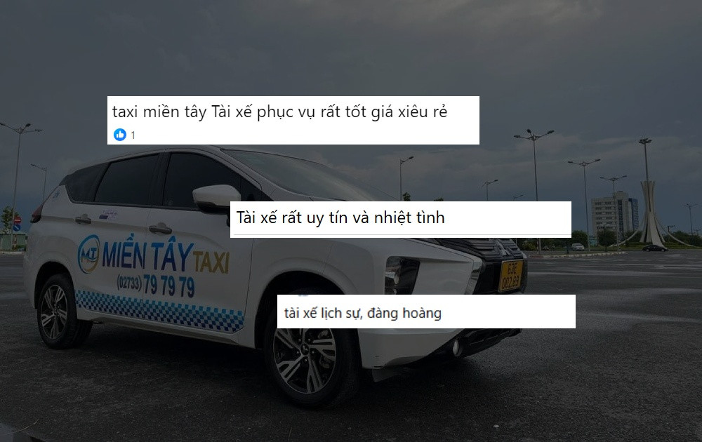 Phản hồi của khách hàng về dịch vụ taxi Miền Tây ở Mỹ Tho