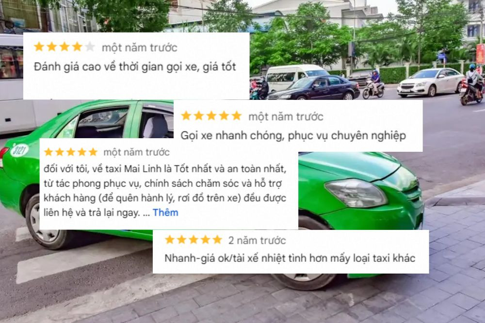 Phản hồi tích cực từ khách hàng về chất lượng dịch vụ taxi Mai Linh An Giang
