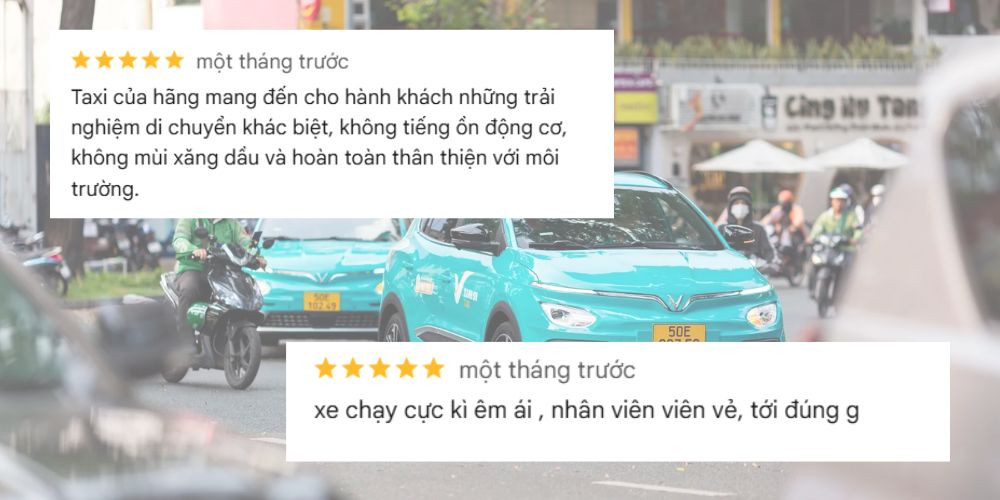 Phản hồi tích cực từ khách hàng về dịch vụ taxi Xanh SM ở Thốt Nốt