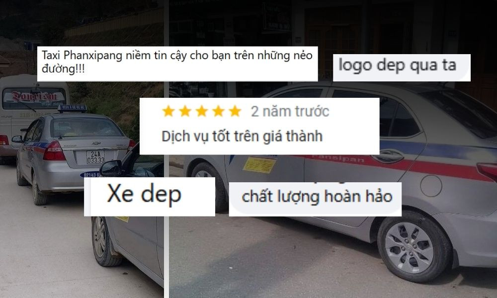 Phản hồi tốt về taxi Phanxipang Lào Cai