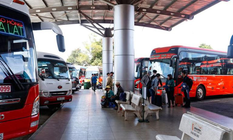 Phòng chờ sạch sẽ tại Bến xe Bảo Lộc
