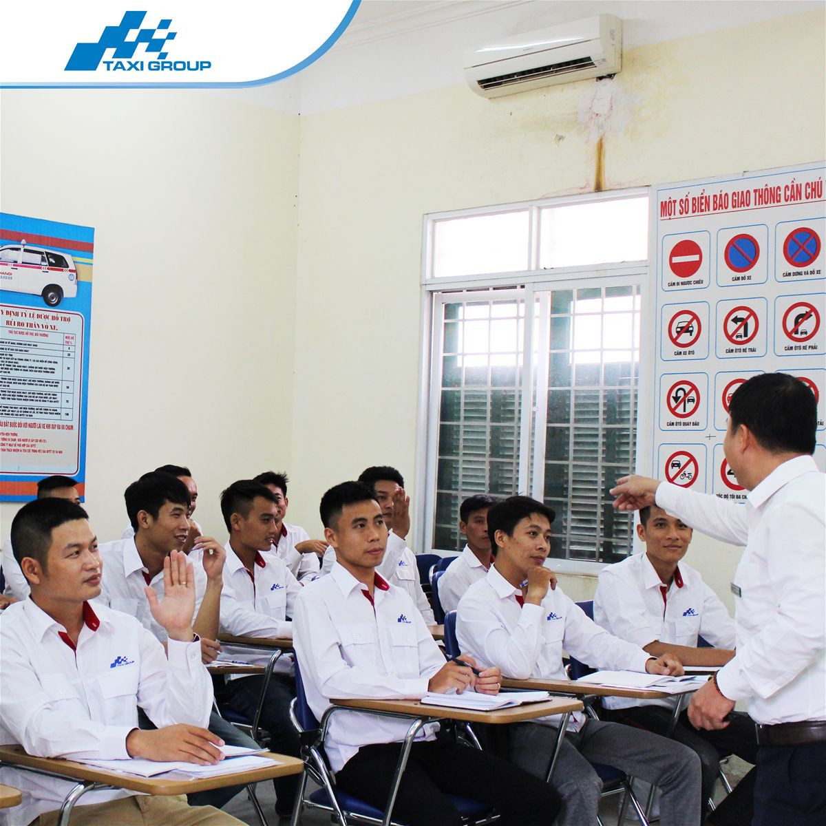 Phòng đào tạo nghiệp vụ cho tài xế taxi mới tại Taxi Mai Linh Gia Lai, minh họa việc học hỏi về lái xe taxi không cần thế chấp.
