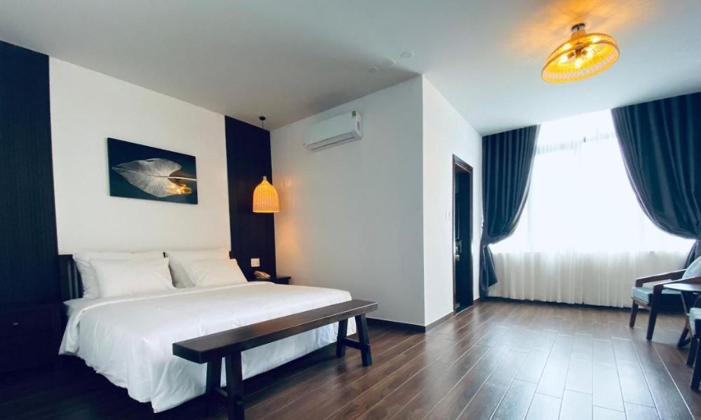 Phòng nghỉ tại Highlight House rộng rãi và sạch sẽ, tiện nghi đầy đủ