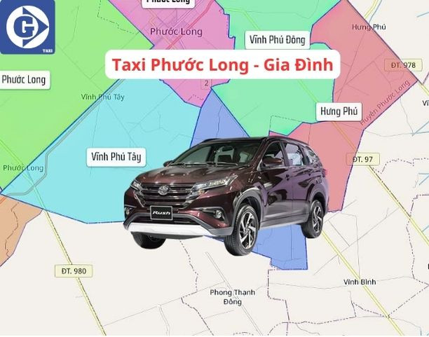 Phương tiện của hãng Taxi Gia Đình phục vụ tại Phước Long Bạc Liêu