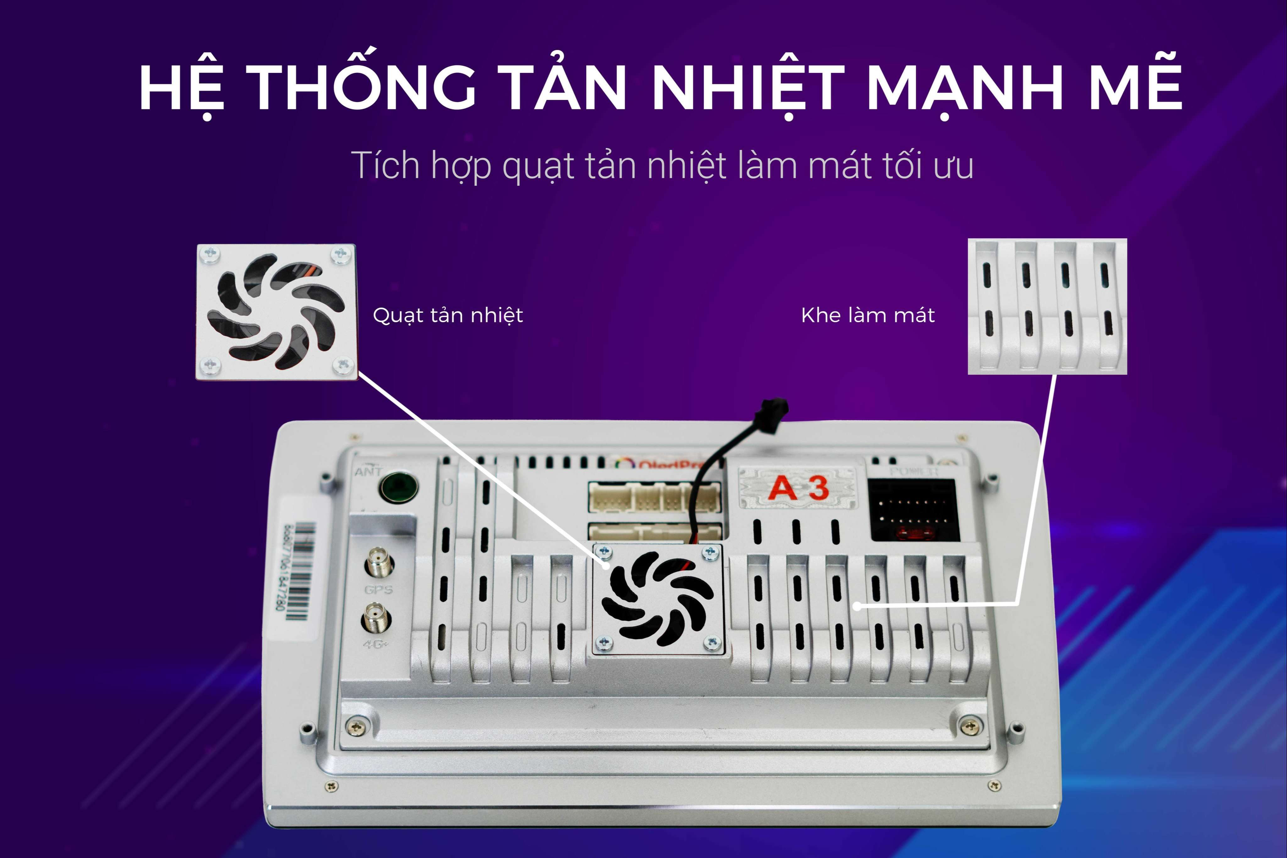 Quá trình lắp đặt màn hình OledPro A3 Platinum nguyên bản trên xe ô tô, đảm bảo độ bền và an toàn.