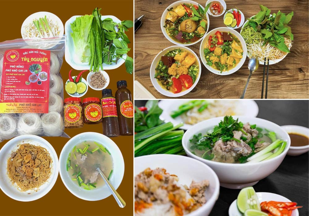 Quán Phở Hồng nổi tiếng với món phở khô Gia Lai trứ danh