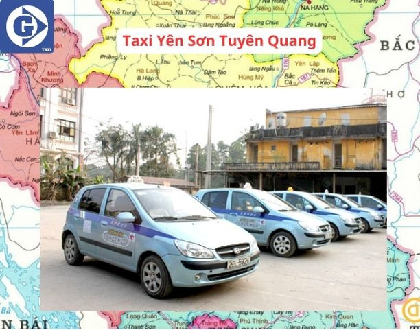 Quang cảnh bãi đỗ xe với nhiều phương tiện taxi Tuyên Quang đang chờ khách, sẵn sàng đáp ứng nhu cầu di chuyển.