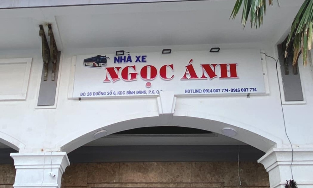 Quầy bán vé Nhà xe Ngọc Ánh tại văn phòng