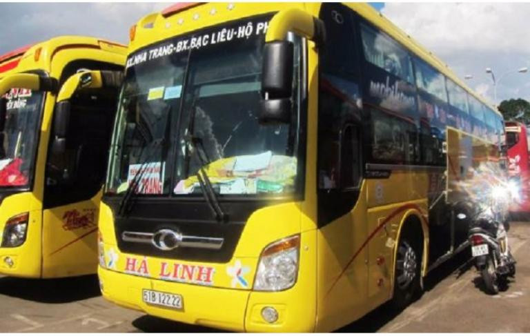Quầy bán vé tại văn phòng Nhà xe Hà Linh