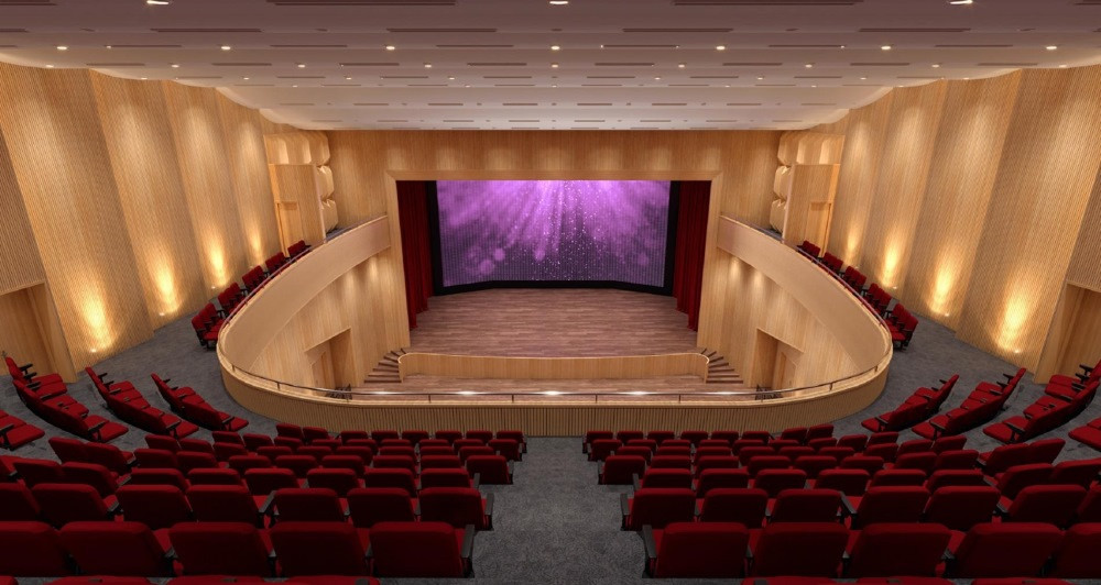 Rạp chiếu phim 3D-4D hiện đại với 100 ghế ngồi cho trẻ em