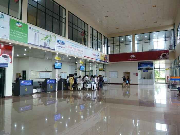 Không gian bên trong sân bay Pleiku
