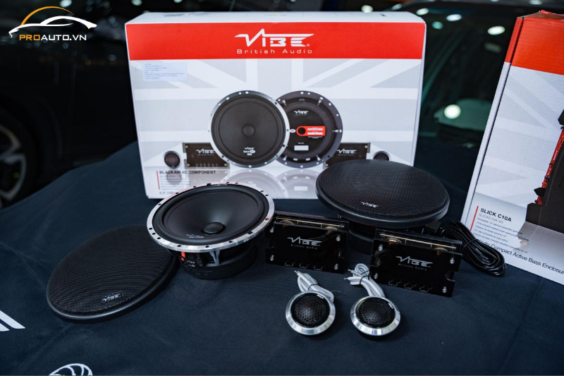 Sản phẩm âm thanh Vibe Audio được lắp đặt để cải thiện âm thanh Ford Ranger