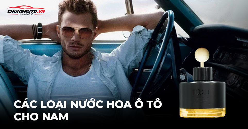 Sản phẩm nước hoa ô tô cho nam giới phổ biến