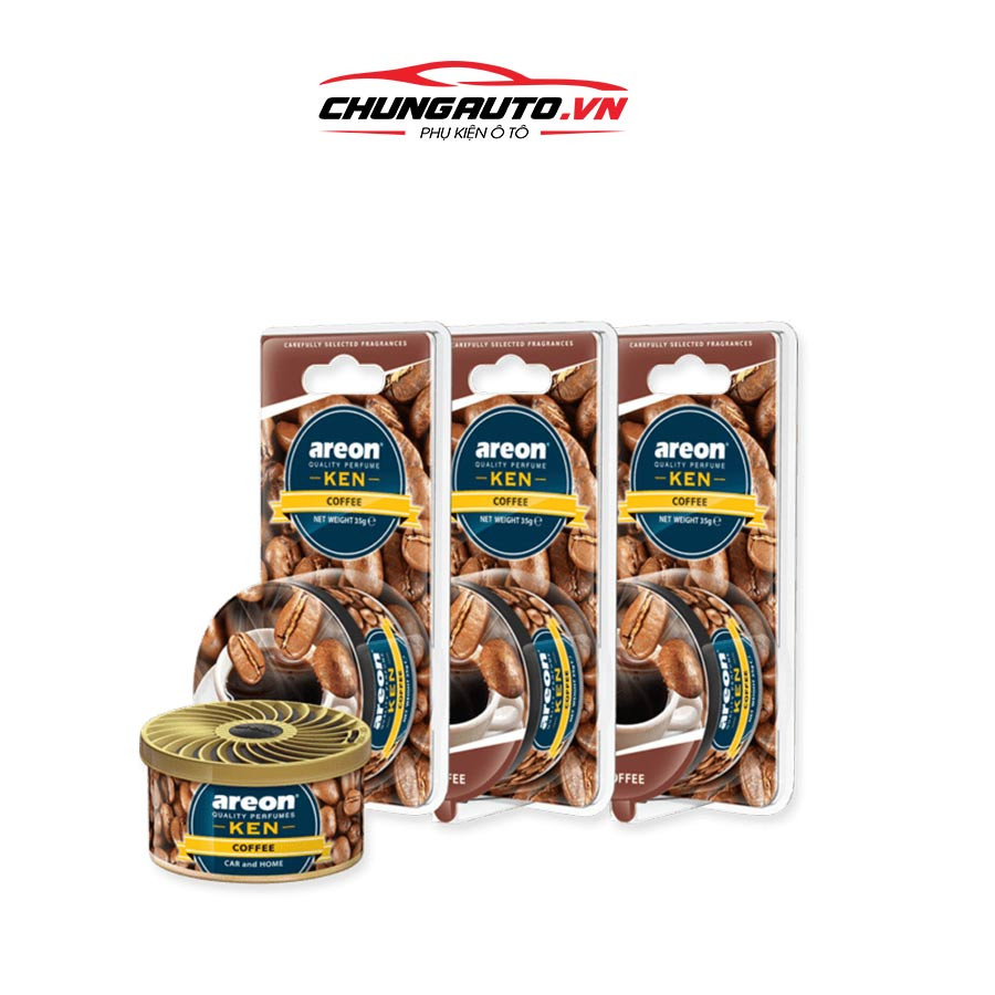 Sáp thơm Areon Ken Coffee hương cà phê đậm đà cho xe hơi