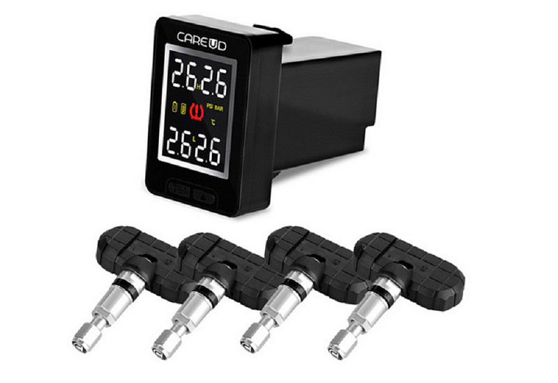 Sơ đồ lắp đặt cảm biến áp suất lốp loại van trong
