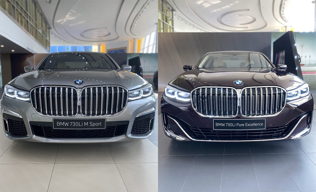 So sánh hai phiên bản 730Li M Sport và Pure Excellence