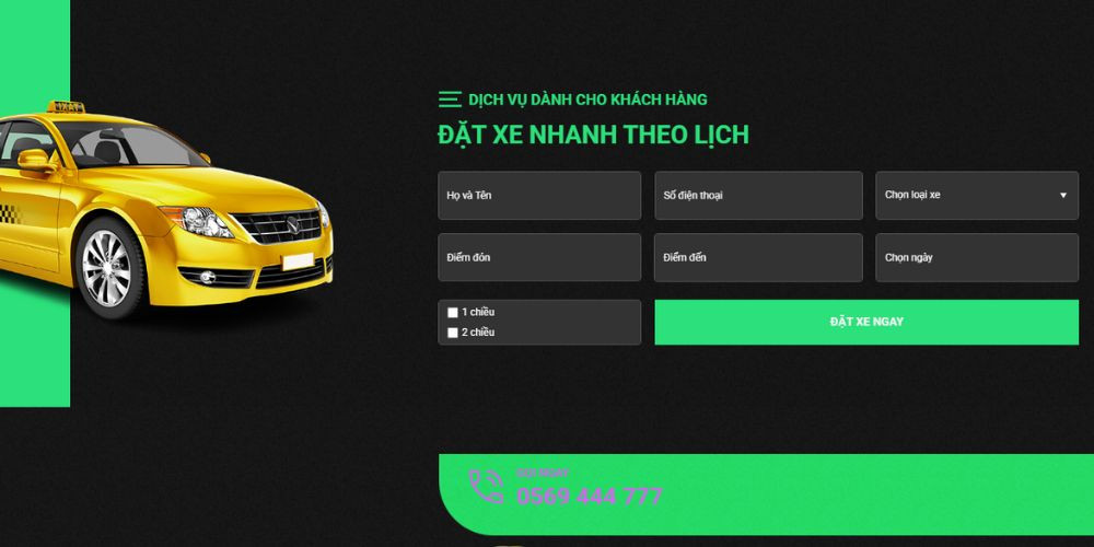 Số taxi Phước An Đắk Lắk - Khách hàng để lại thông tin đặt xe trên website của Taxi Phước An