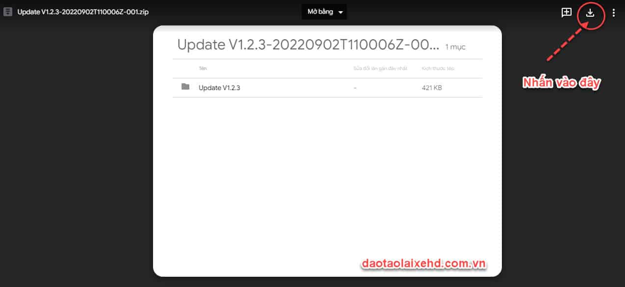 Tải file cập nhật phần mềm mô phỏng lái xe 1.2.3